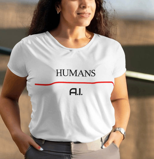 Kool Industry Tees, "Humans Over A.I." T-shirt